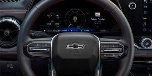 Interior of a 2025 Chevy Colorado.