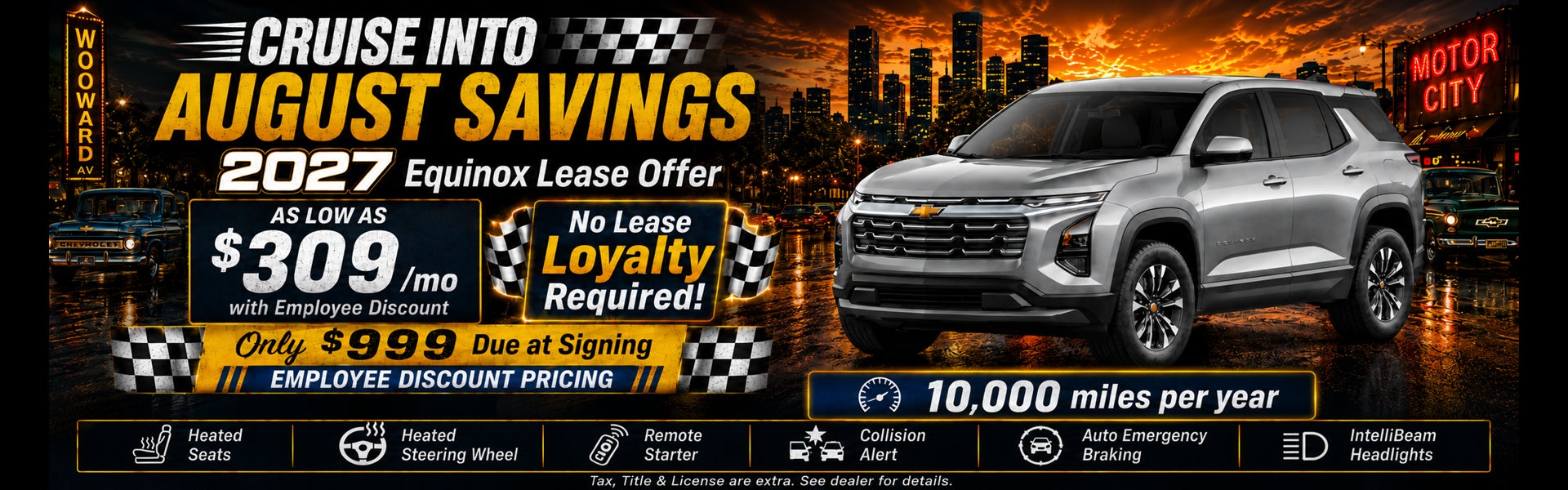 August Equinox Savings