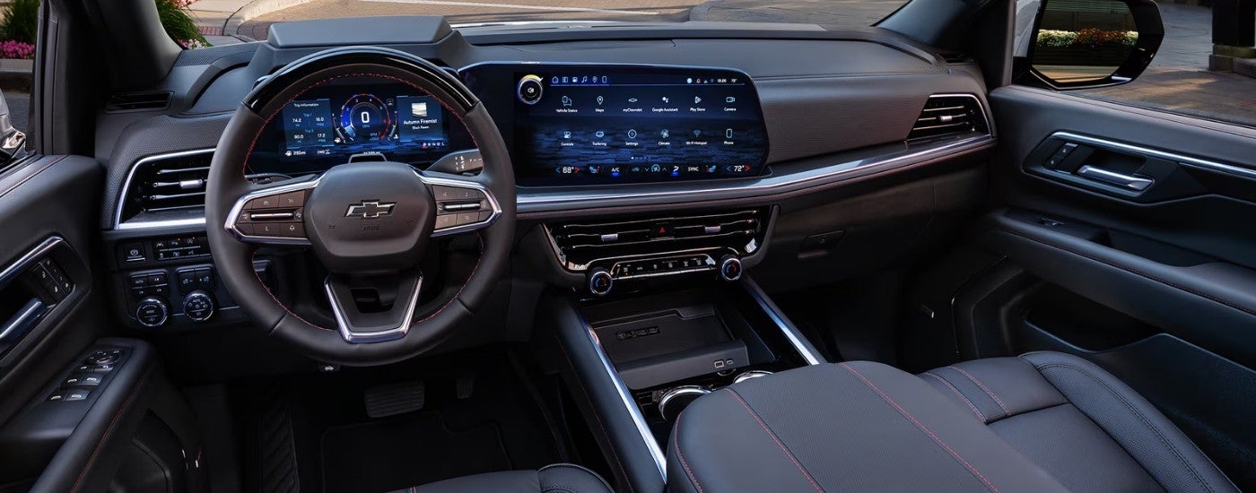 Black interior in a 2026 Chevy Tahoe RST